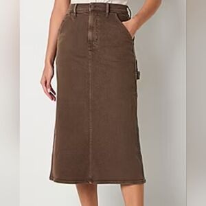 a.n.a Womens High Rise Long Pencil Skirt-Tall Size 2